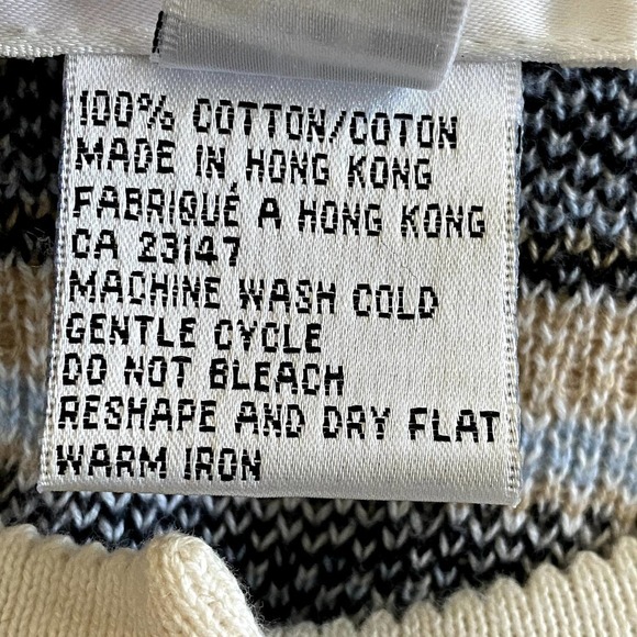 Talbots | Vintage Geo Pattern Cardigan Knitted Sweater | Size: Medium - Picture 5 of 8